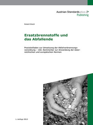 cover image of Ersatzbrennstoffe und das Abfallende